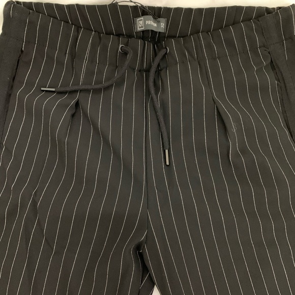 2Y Premium Black pants with stripes Sz 32 - Picture 3 of 5